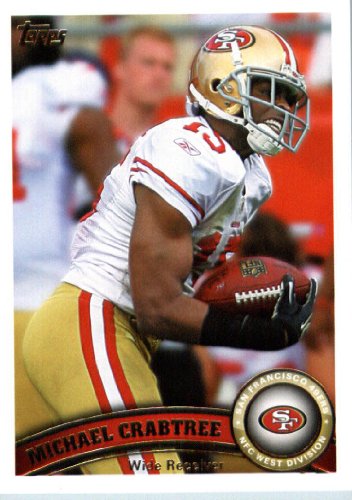 2011 Topps #111 Michael Crabtree - San Francisco 49ers (Football Cards)