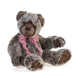 Boyd's Bears by Enesco Collectible  Buster B Bearloom Plush Bear with Tipped Fur and Neck Bow