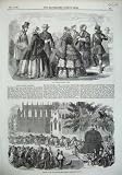 1856 BELL GREAT CLOCK TOWER WESTMINSTER PARIS FASHION