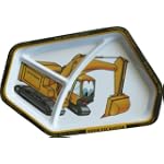 John Deere 3 Section Divided Plate Featuring Grady Grader
