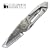 Columbia River Knife and Tool 5515 K.I.S.S. Two-Timer Dual Blade Knife, Gray