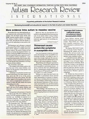Autism Research Review International