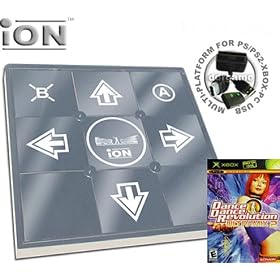 Dance Dance Revolution iON Metal Dance Pad and DDR Ultramix 2 for Xbox