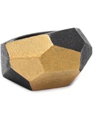 Love Mert Jewelry "Remnants From My Fathers Workshop" SS13 Gold Vinegar Dyed Ring, Size 6-7