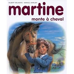 Martine, num�ro 16 : Martine monte � cheval