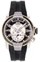 TechnoMarine Men's UFDT02G UF6 Dual-Time Gold Bezel Black Dial Watch