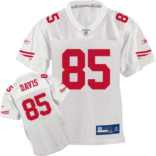 Reebok San Francisco 49ers Vernon Davis Youth Replica White Jersey Small