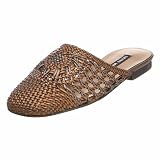 Sesto Meucci Women's 9762 Flat Mule,Bronze/Pewter,8.5 N
