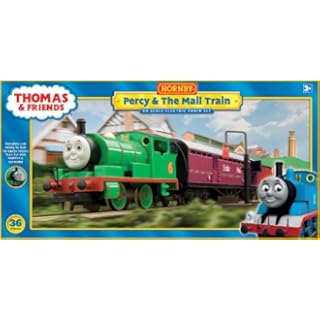 Hornby R9682 Thomas and Friends Percy & The Mail OO gauge Electric Train Set