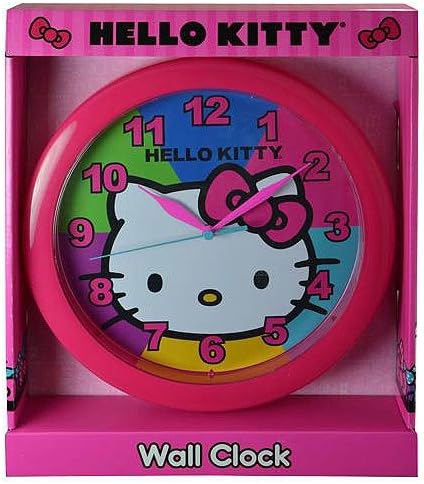 Hello Kitty Round Clock