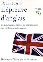 Pour réussir L'épreuve d'anglais du nouveau concours de recrutement des professeurs des écoles (2CD audio)