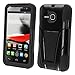 For Alcatel One Touch Evolve 5020T 5020 Cover Case (TSTAND Hybrid Black/Black)