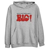 SWEATSHIRT HEATHER GRAY  ARIZONAN DUDES HAVE IT BIG !  ARIZONA