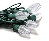 Review Good Tidings 4860021 / Good Tidings Holiday Light Set 17 Feet Long with 25 White C7 LED Lights