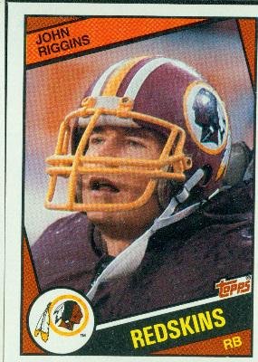 1984 Topps #388 John Riggins - Washington Redskins (Football Cards)