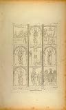 1845 Antique Engraving Byzantine Door San Paolo fuori le Mura - Original Copper Engraving