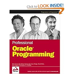 Professional Oracle Programming (Programmer to Programmer)