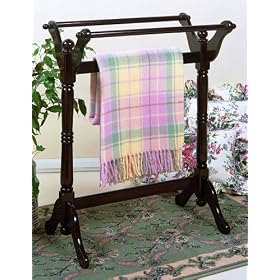 <b>Blanket Rack - Heirloom Cherry Blanket Rack - Powell Furniture - 441</b>