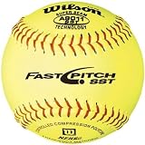 Sporting Goods : Softball - Wilson NFHS 12' 47 COR Yellow Fastpitch Softball