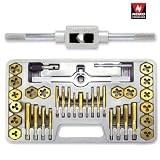 Review Neiko Tools USA  / Pro-Grade SAE 40-Piece TITANIUM Tap & Hexagon Die Set - SAE #4 to 1/2