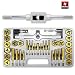 Pro-Grade SAE 40-Piece TITANIUM Tap & Hexagon Die Set - SAE #4 to 1/2