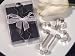 Cross Cookie Cutter in Clear Box with White Ribbon