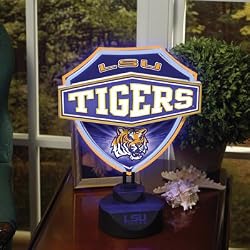 Louisiana State - Neon Shield Table Lamp