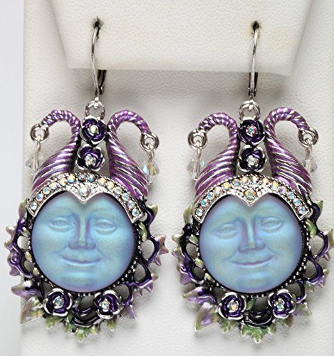 Kirks Folly Maleficent Seaview Moon 20mm Leverback Pierced