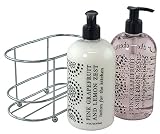 3 Pc Gift Set - Pink Grapefruit and Lemon Zest Duo in Caddy