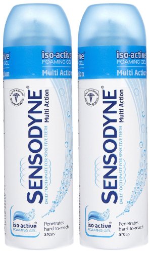 Sensodyne Iso-Active Multi-Action Toothpaste for Sensitive Teeth & Cavity Protection - 4.3 oz - 2 pk