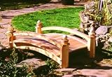 6' 6 Garden Bridge - Step Single-Rail