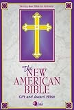 New American Bible Black Imitation Leather With Zipper