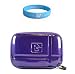 Protective GPS Candy Purple Case for Motorola Motonav TN765T 5.1-Inch Bluetooth Portable GPS Navigator + SumacLife TM Wisdom*Courage Wristband