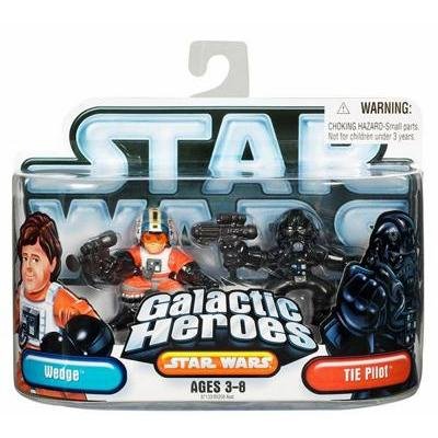 51ZHOyDiBmL Star Wars Galactic Hero TIE Pilot & Wedge