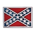 Rebel Flag Pewter Belt Buckle