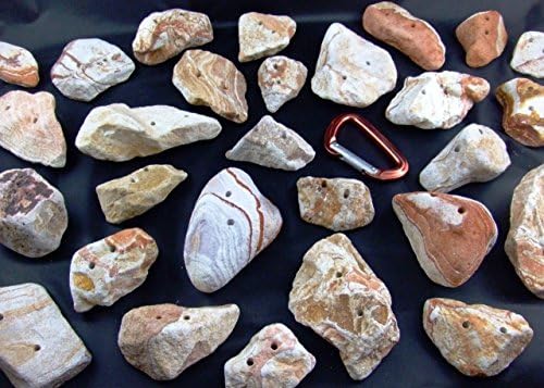 35 Real Rock Screw-On Climbing Wall Hand Holds Free Shipping