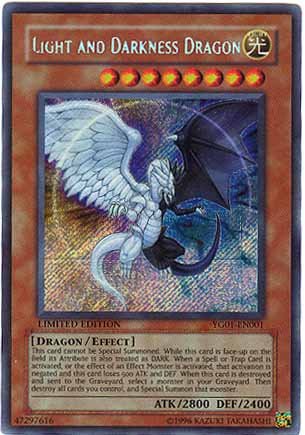 Yugioh Light and Darkness Dragon Limited Edition Promo Foil Card