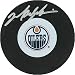 Mark Messier Edmonton Oilers Autographed Hockey Puck
