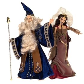 Barbie Magic and Mystery Collection; Merlin and Morgan le Fay Doll Set by Mattel