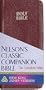 Nkjv Classic Companion Bible-snap Flap Nelson's Quality Coat Pocket Nkjv Bible For Those On The Go!