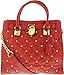MICHAEL Michael Kors Studded Quilt North South Hamilton Tote Red
