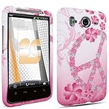 Peace & Flowers Protector Case for HTC Inspire 4G