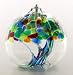 Kitras Art Glass - Oil Lamp - Hand Blown Glass - 6