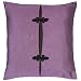 Decorative Handmade Vintage Lavender & Black Thai Silk Cushion Cover / Pillow Sham