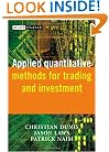 Applied Quantitative Methods for Trading and Investment (The Wiley Finance Series)