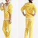 Banner Bonnie Girls' Velour Long Zip Hoodie Tracksuit Sweatshirt Sweatpant Sets