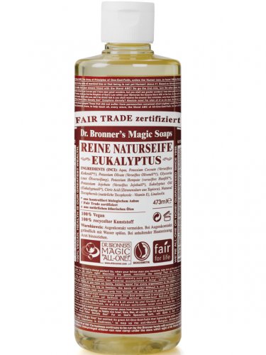 Dr Bronners Magic Pure-Castile Soap Organic Eucalyptus 16 oz