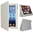 Accessory Master White L ipad 3 Housse pour iPad 3 Faux cuir Blanc