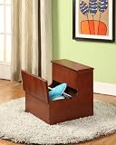 Chestnut Finish Bed Step Stool