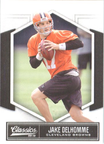 2010 Donruss Classics Football Card # 22 Jake Delhomme / Cleveland Browns / NFL Trading Card by Panini in Protective Screwdown Case